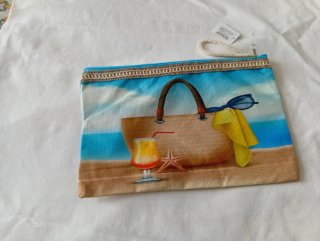Costume da bagno donna tg 46 con pochette