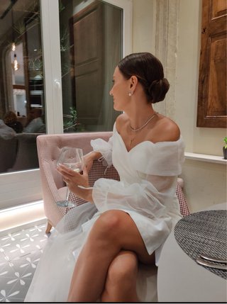 Vestido de Novia con Velo