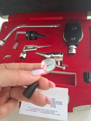 Set Otoscopio Oftalmoscopio Valigetta Cedir Medica