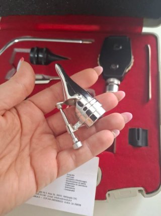 Set Otoscopio Oftalmoscopio Valigetta Cedir Medica