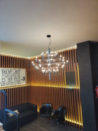 Lampada a sospensione moderna, 50 lampadine