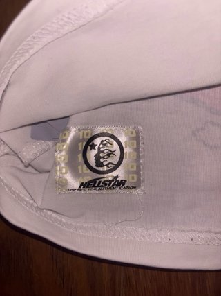 T-shirt Hellstar Uomo Bianco Grafica