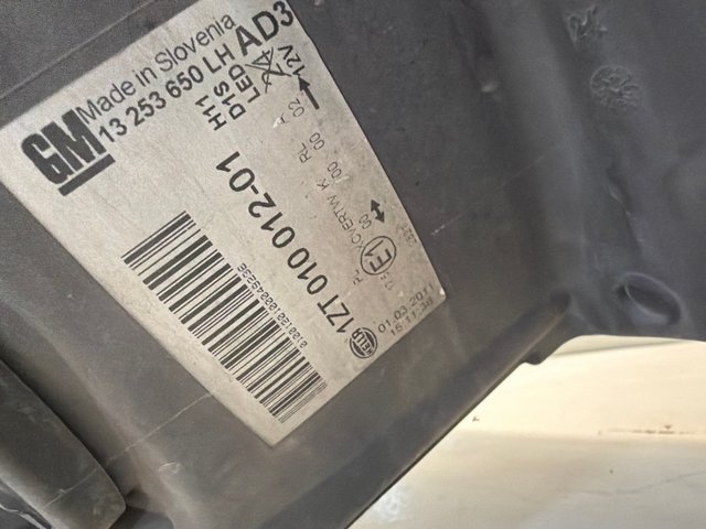 Faro Izquierdo Opel Astra J Xenon