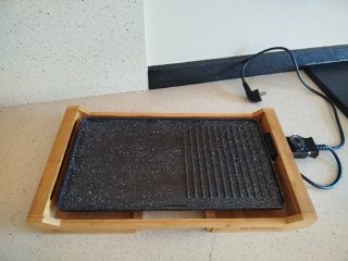Plancha Eléctrica Bambú Mywave
