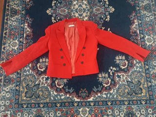 Blazer Mango Rosso Aranciato