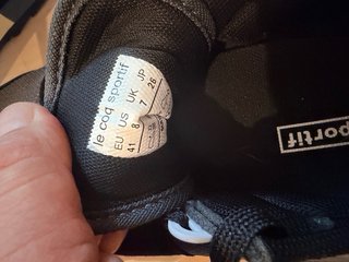Zapatillas Le Coq Sportif Negras y Grises