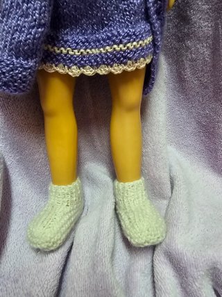 Muñeca Nancy con conjunto tejido