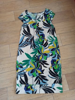 Vestito donna estivo fantasia floreale taglia L