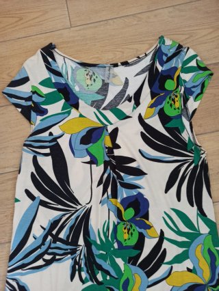 Vestito donna estivo fantasia floreale taglia L