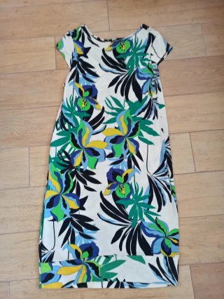 Vestito donna estivo fantasia floreale taglia L
