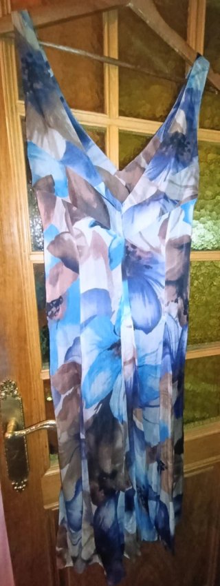 Vestido Pedro del Hierro Rayón Estampado Floral