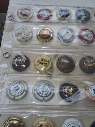 Colección chapas tapón Cava