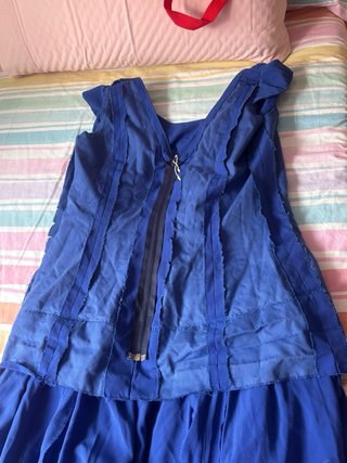 Vestido de flamenca azul
