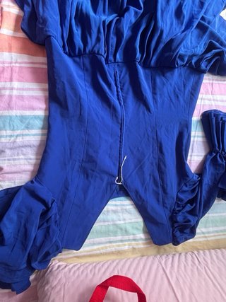 Vestido de flamenca azul