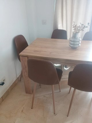 Mesa comedor grande y 6 sillas