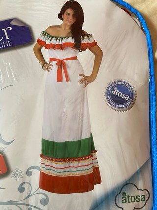 Disfraz Mexicana Talla M Atosa