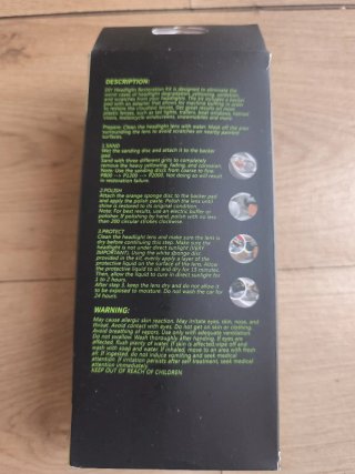 Kit reparación faros automóvil