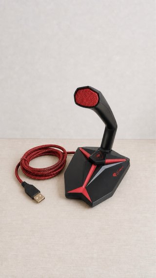 Micrófono gaming USB Genesis Radium 200 con LED