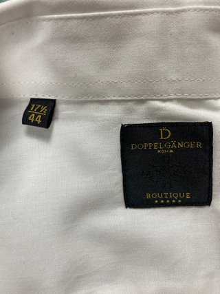 Camicia uomo Doppelgänger bianca 100% cotone