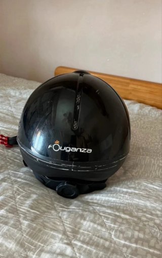 Casco Equitación Negro Fouganza