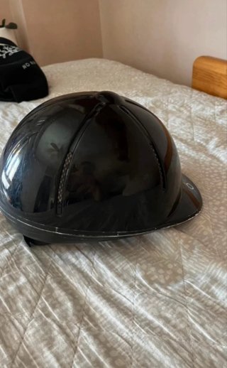Casco Equitación Negro Fouganza