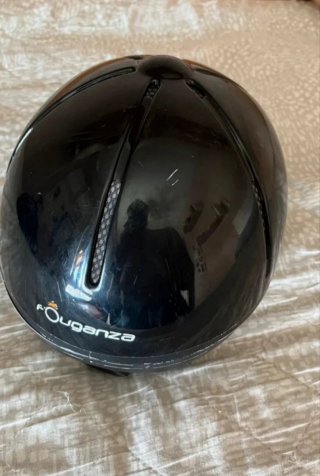 Casco Equitación Negro Fouganza