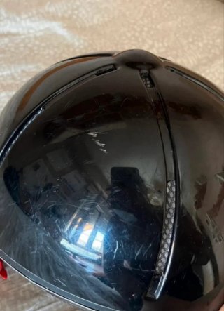 Casco Equitación Negro Fouganza