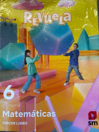 Matematicas Revuela 6º primaria tres libros.CYL