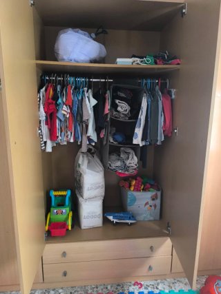 Armario 4 puertas madera