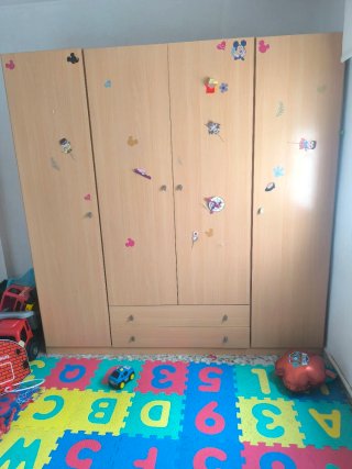 Armario 4 puertas madera
