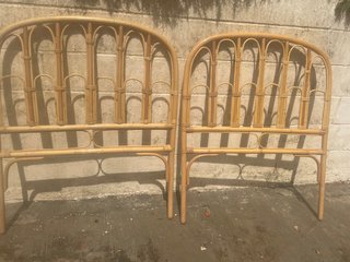 Cabeceros de bambú (2 unidades)