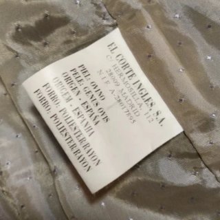 Chaqueta de piel negra
