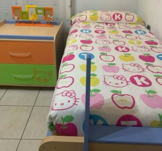 Cuna convertible en cama infantil + colchón REGALO