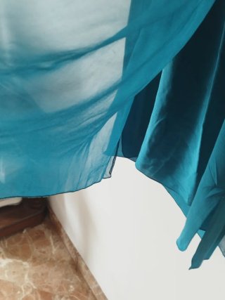 Vestido Bimba y Lola verde azulado