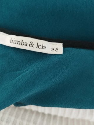 Vestido Bimba y Lola verde azulado