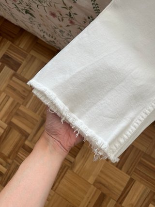 Vaqueros blancos Zara