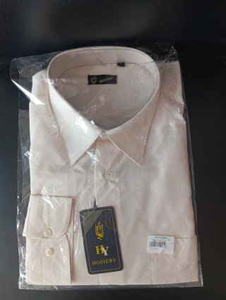 Camisa HOSIERY XL manga larga beige