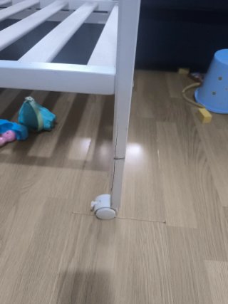 Cuna bebé evolutiva blanca
