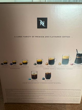 Cafetera Nespresso Vertuo Up Negra Nueva