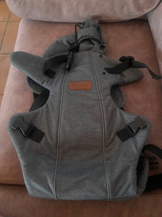 Mochila portabebés Jane gris