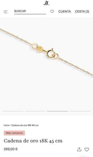 Conjunto Cadena y Colgante Oro 18K Corazón