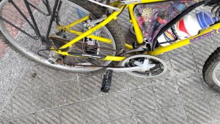 Bicicleta de Montaña Amarilla