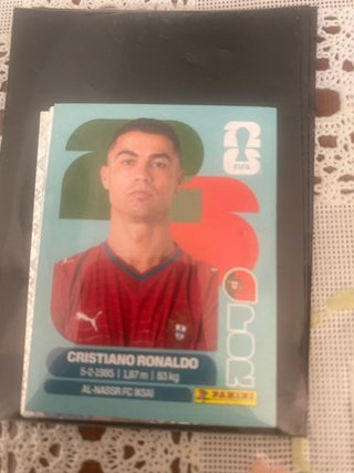 Cromo Cristiano Ronaldo mundial 2026