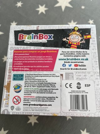 BrainBox Harry Potter Juego de Mesa