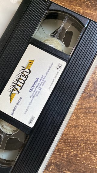VHS Teorema Pier Paolo Pasolini ITA