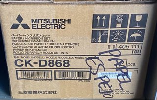 Mitsubishi Electric CK-D868 Papel/Tinta