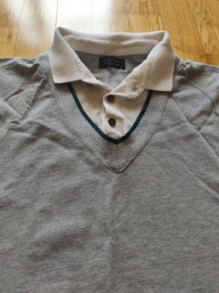 Polo Zara Hombre Manga Larga Talla S