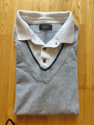 Polo Zara Hombre Manga Larga Talla S