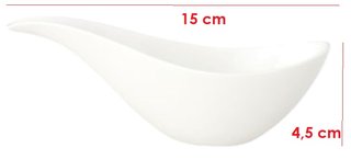 Plato Ovalado Villeroy& Boch Stella Hotel 20x10 cm