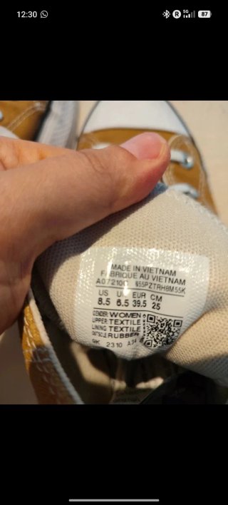 Converse mostaza plataforma